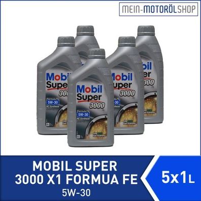 Mobil Super 3000 X1 Formula FE 5W-30 5x1 Liter