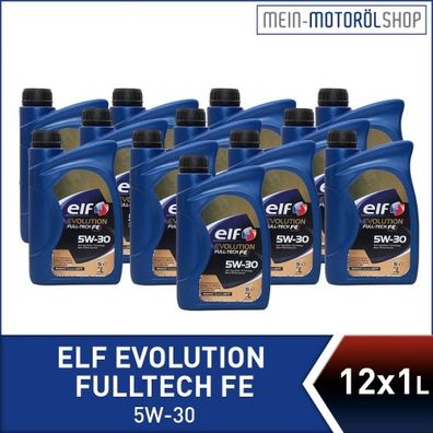 Elf Evolution Fulltech FE 5W-30 12x1 Liter