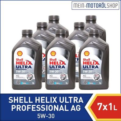 Shell Helix Ultra Professional AG 5W-30 7x1 Liter