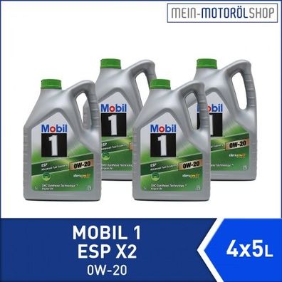 Mobil 1 ESP X2 0W-20 4x5 Liter