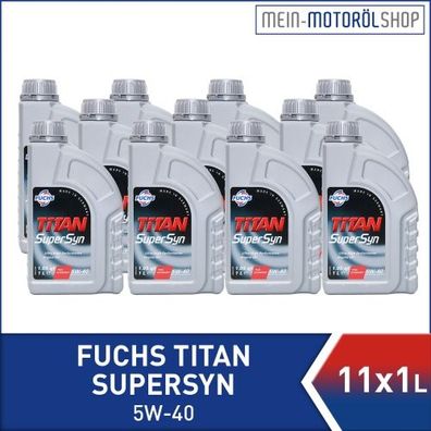Fuchs Titan Supersyn 5W-40 11x1 Liter
