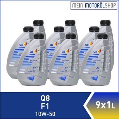Q8 F1 10W-50 9x1 Liter