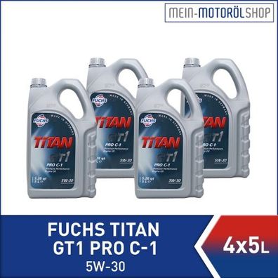 Fuchs Titan GT1 Pro C-1 5W-30 4x5 Liter