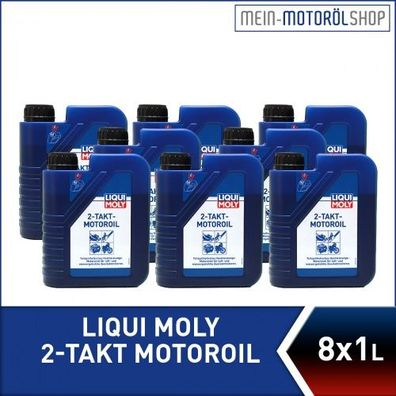 Liqui Moly 2-Takt-Motoroil 8x1 Liter