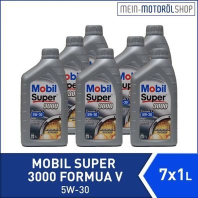 Mobil Super 3000 Formula V 5W-30 7x1 Liter