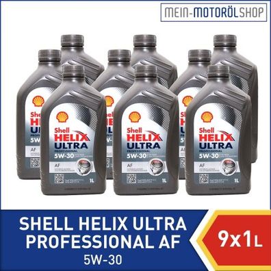 Shell Helix Ultra Professional AF 5W-30 9x1 Liter