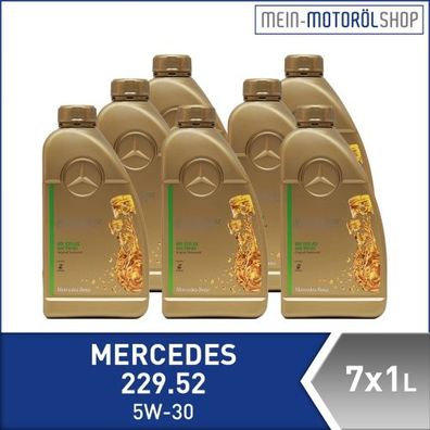 Mercedes 5W-30 229.52 7x1 Liter