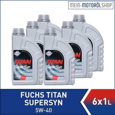Fuchs Titan Supersyn 5W-40 6x1 Liter