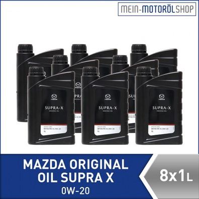 Mazda Original Oil SUPRA X 0W-20 8x1 Liter