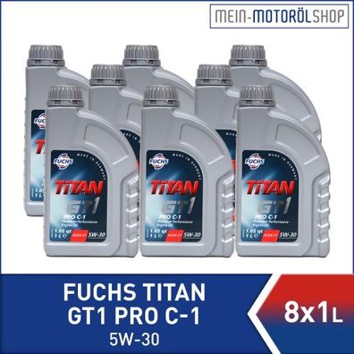 Fuchs Titan GT1 Pro C-1 5W-30 8x1 Liter