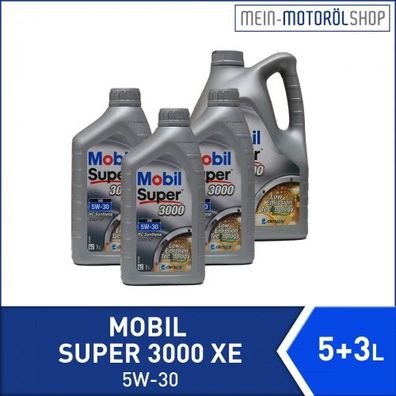 Mobil Super 3000 XE 5W-30 5 + 3 Liter