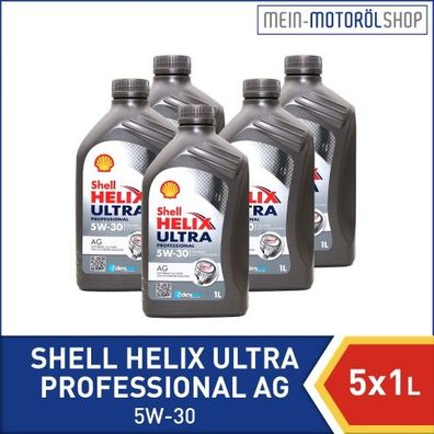 Shell Helix Ultra Professional AG 5W-30 5x1 Liter
