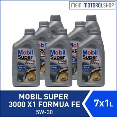 Mobil Super 3000 X1 Formula FE 5W-30 7x1 Liter