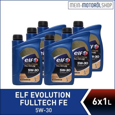 Elf Evolution Fulltech FE 5W-30 6x1 Liter