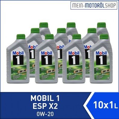 Mobil 1 ESP X2 0W-20 10x1 Liter