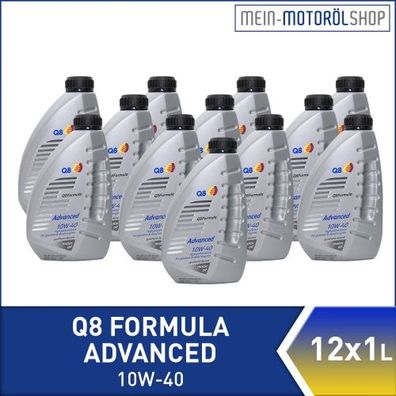 Q8 Formula Advanced 10W-40 12x1 Liter