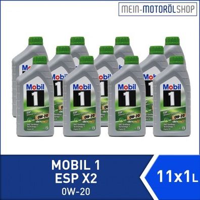 Mobil 1 ESP X2 0W-20 11x1 Liter