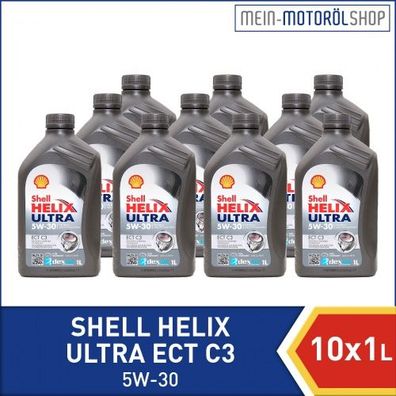 Shell Helix Ultra ECT C3 5W-30 10x1 Liter