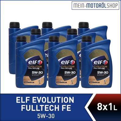 Elf Evolution Fulltech FE 5W-30 8x1 Liter