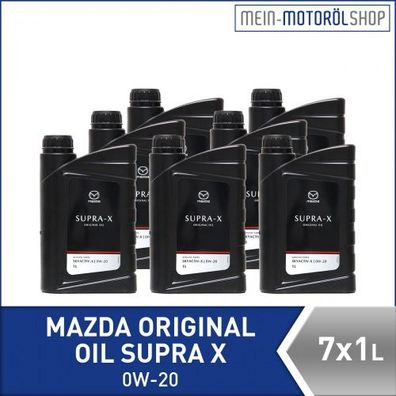 Mazda Original Oil SUPRA X 0W-20 7x1 Liter