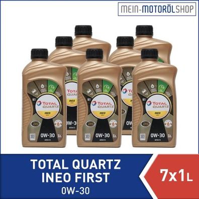 Total Quartz Ineo First 0W-30 7x1 Liter