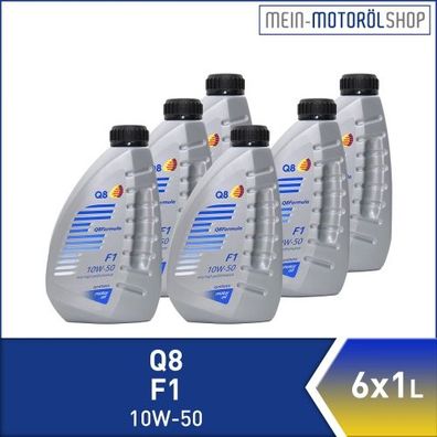 Q8 F1 10W-50 6x1 Liter