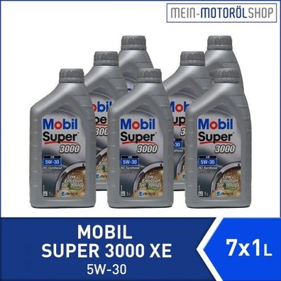 Mobil Super 3000 XE 5W-30 7x1 Liter