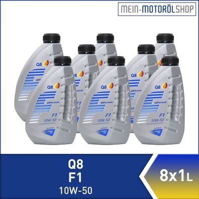 Q8 F1 10W-50 8x1 Liter