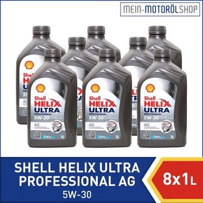 Shell Helix Ultra Professional AG 5W-30 8x1 Liter