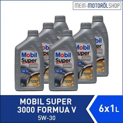 Mobil Super 3000 Formula V 5W-30 6x1 Liter