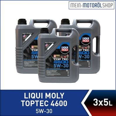 Liqui Moly Top Tec 4600 5W-30 3x5 Liter