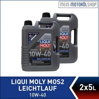 Liqui Moly MoS2 Leichtlauf 10W-40 2x5 Liter