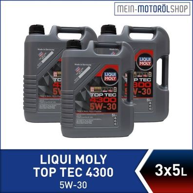 Liqui Moly Top Tec 4300 5W-30 3x5 Liter