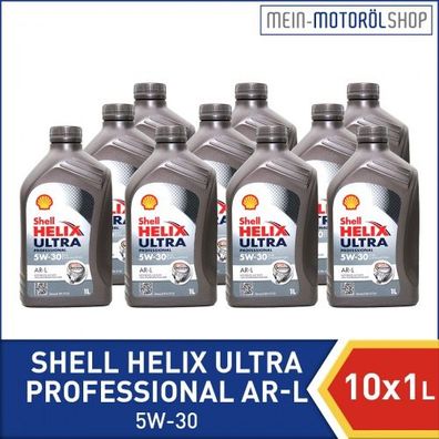 Shell Helix Ultra Professional AR-L 5W-30 10x1 Liter