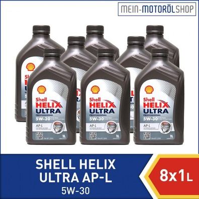 Shell Helix Ultra Professional AP-L 5W-30 8x1 Liter