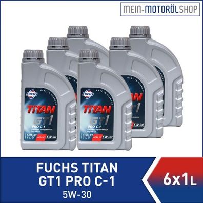 Fuchs Titan GT1 Pro C-1 5W-30 6x1 Liter