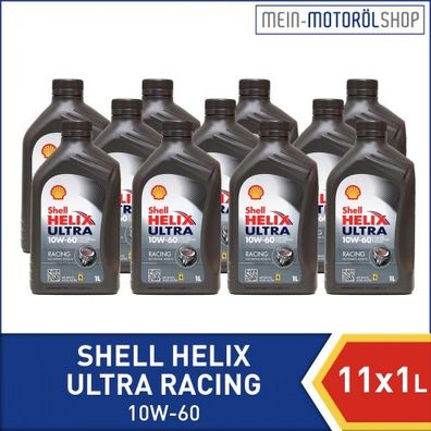 Shell Helix Ultra Racing 10W-60 11x1 Liter