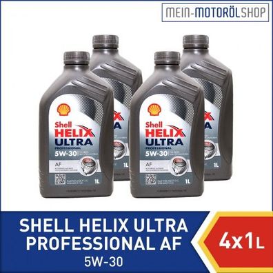 Shell Helix Ultra Professional AF 5W-30 4x1 Liter