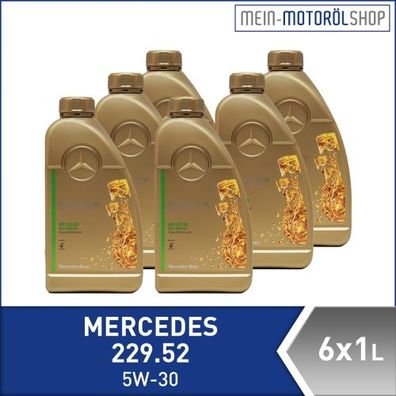 Mercedes 5W-30 229.52 6x1 Liter