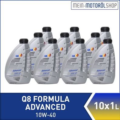 Q8 Formula Advanced 10W-40 10x1 Liter