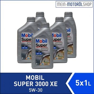 Mobil Super 3000 XE 5W-30 5x1 Liter