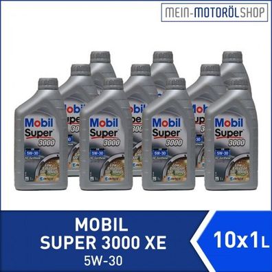 Mobil Super 3000 XE 5W-30 10x1 Liter