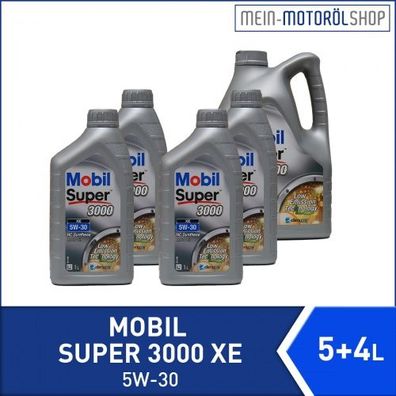 Mobil Super 3000 XE 5W-30 5 + 4 Liter
