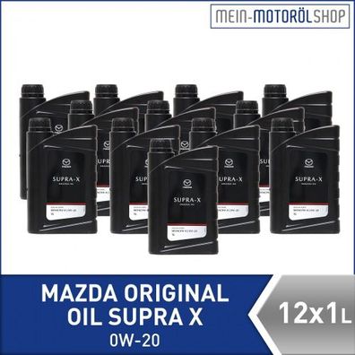Mazda Original Oil SUPRA X 0W-20 12x1 Liter