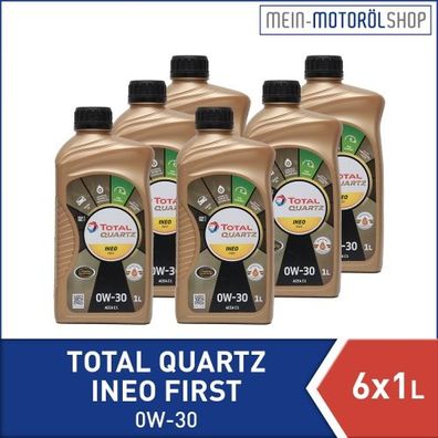 Total Quartz Ineo First 0W-30 6x1 Liter