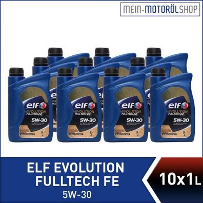 Elf Evolution Fulltech FE 5W-30 10x1 Liter