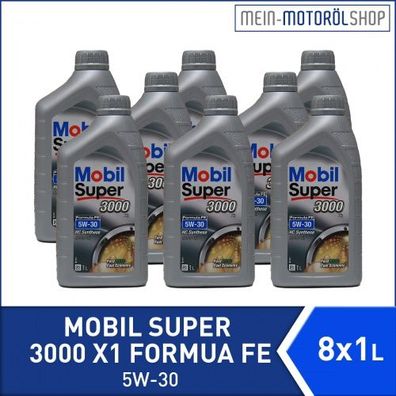 Mobil Super 3000 X1 Formula FE 5W-30 8x1 Liter
