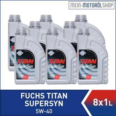 Fuchs Titan Supersyn 5W-40 8x1 Liter