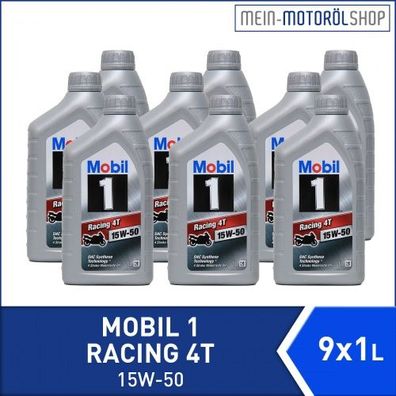 Mobil 1 Racing 4T 15W-50 9x1 Liter