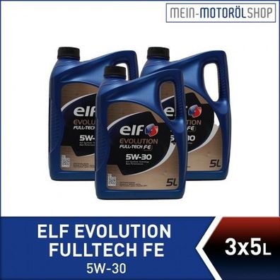 Elf Evolution Fulltech FE 5W-30 3x5 Liter